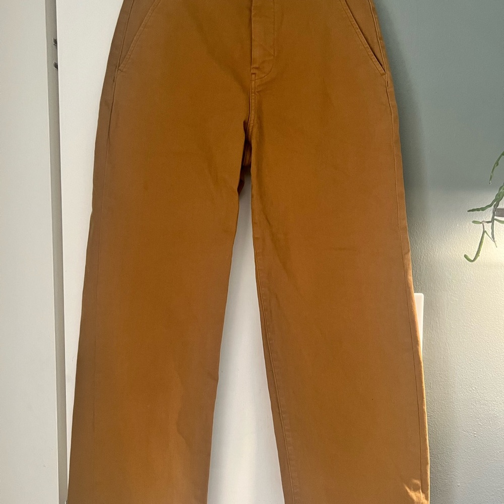 Everlane Wide Leg High Waist Trousers